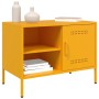 Muebles para TV 2 piezas acero amarillo mostaza 68x39x50,5 cm en Muebles TV | Comprar online en Foru.es