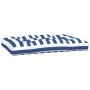 Cojines para palés 3 piezas tela a rayas azul y blanco de vidaXL, Cojines para sillas y sofás - Ref: Foro24-360770, Precio: 6...