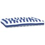 Cojines para palés 3 piezas tela a rayas azul y blanco de vidaXL, Cojines para sillas y sofás - Ref: Foro24-360770, Precio: 6...