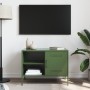 Mueble de TV de acero verde oliva 68x39x50,5 cm en Muebles TV | Comprar online en Foru.es