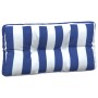 Cojines para palés 3 piezas tela a rayas azul y blanco de vidaXL, Cojines para sillas y sofás - Ref: Foro24-360770, Precio: 6...