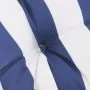 Cojines para palés 3 piezas tela a rayas azul y blanco de vidaXL, Cojines para sillas y sofás - Ref: Foro24-360770, Precio: 6...