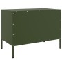 Mueble de TV de acero verde oliva 68x39x50,5 cm en Muebles TV | Comprar online en Foru.es