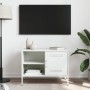 Mueble de TV de acero blanco 68x39x50,5 cm en Muebles TV | Comprar online en Foru.es