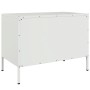 Mueble de TV de acero blanco 68x39x50,5 cm en Muebles TV | Comprar online en Foru.es