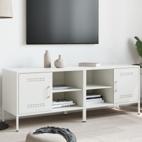 Muebles de TV 2 piezas acero blanco 68x39x50,5 cm en Muebles TV | Comprar online en Foru.es