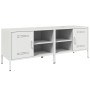 Muebles de TV 2 piezas acero blanco 68x39x50,5 cm en Muebles TV | Comprar online en Foru.es