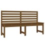Banco de jardín madera maciza pino marrón miel 157,5 cm de vidaXL, Bancos de jardín - Ref: Foro24-824042, Precio: 102,29 €, D...