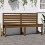 Banco de jardín madera maciza pino marrón miel 157,5 cm de vidaXL, Bancos de jardín - Ref: Foro24-824042, Precio: 102,29 €, D...