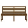 Banco de jardín madera maciza pino marrón miel 157,5 cm de vidaXL, Bancos de jardín - Ref: Foro24-824042, Precio: 102,29 €, D...