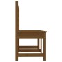 Banco de jardín madera maciza pino marrón miel 157,5 cm de vidaXL, Bancos de jardín - Ref: Foro24-824042, Precio: 102,29 €, D...