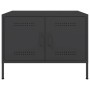 Mesa de centro acero negro 68x50x50,5 cm en Mesas de centro | Comprar online en Foru.es