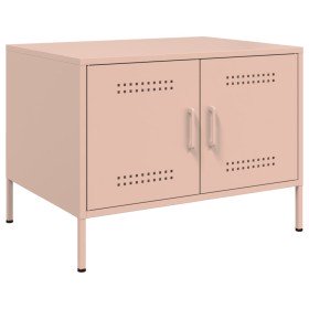 Mesa de centro acero rosa 68x50x50,5 cm en Mesas de centro | Comprar online en Foru.es