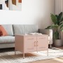 Mesa de centro acero rosa 68x50x50,5 cm en Mesas de centro | Comprar online en Foru.es