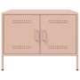 Mesa de centro acero rosa 68x50x50,5 cm en Mesas de centro | Comprar online en Foru.es