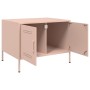 Mesa de centro acero rosa 68x50x50,5 cm en Mesas de centro | Comprar online en Foru.es