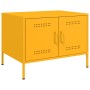 Mesa de centro acero amarillo mostaza 68x50x50,5 cm en Mesas de centro | Comprar online en Foru.es
