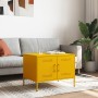 Mesa de centro acero amarillo mostaza 68x50x50,5 cm en Mesas de centro | Comprar online en Foru.es