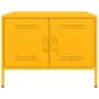 Mesa de centro acero amarillo mostaza 68x50x50,5 cm en Mesas de centro | Comprar online en Foru.es