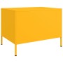 Mesa de centro acero amarillo mostaza 68x50x50,5 cm en Mesas de centro | Comprar online en Foru.es