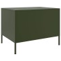 Mesa de centro acero verde oliva 68x50x50,5 cm en Mesas de centro | Comprar online en Foru.es