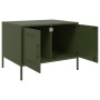 Mesa de centro acero verde oliva 68x50x50,5 cm en Mesas de centro | Comprar online en Foru.es