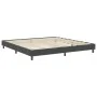 Cama box spring tela gris oscuro 200x200 cm de vidaXL, Camas y somieres - Ref: Foro24-3054711, Precio: 767,35 €, Descuento: %