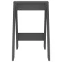 Taburetes 2 unidades madera maciza de pino gris 40x40x60 cm de vidaXL, Taburetes y sillas plegables - Ref: Foro24-823666, Pre...