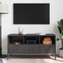 Mueble para TV acero negro 100,5x39x50,5 cm en Muebles TV | Comprar online en Foru.es