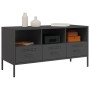 Mueble para TV acero negro 100,5x39x50,5 cm en Muebles TV | Comprar online en Foru.es