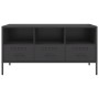 Mueble para TV acero negro 100,5x39x50,5 cm en Muebles TV | Comprar online en Foru.es
