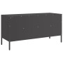 Mueble para TV acero negro 100,5x39x50,5 cm en Muebles TV | Comprar online en Foru.es