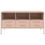 Mueble para TV acero rosa 100,5x39x50,5 cm en Muebles TV | Comprar online en Foru.es