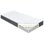 Cama box spring tela gris oscuro 200x200 cm de vidaXL, Camas y somieres - Ref: Foro24-3054711, Precio: 767,35 €, Descuento: %