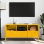 Mueble para TV acero amarillo mostaza 100,5x39x50,5 cm en Muebles TV | Comprar online en Foru.es