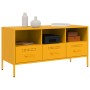 Mueble para TV acero amarillo mostaza 100,5x39x50,5 cm en Muebles TV | Comprar online en Foru.es