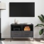 Mueble para TV acero negro 68x39x50,5 cm en Muebles TV | Comprar online en Foru.es