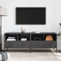 Muebles para TV 2 unidades acero negro 68x39x50,5 cm en Muebles TV | Comprar online en Foru.es
