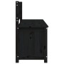 Banco de madera maciza de pino negro 110x41x76,5 cm de vidaXL, Bancos - Ref: Foro24-823558, Precio: 133,69 €, Descuento: %