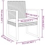 Silla de jardín con cojín ratán sintético negro de vidaXL, Sillas de jardín - Ref: Foro24-362324, Precio: 74,89 €, Descuento: %