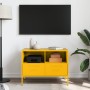 Mueble para TV acero amarillo mostaza 68x39x50,5 cm en Muebles TV | Comprar online en Foru.es