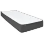 Cama box spring tela gris oscuro 200x200 cm de vidaXL, Camas y somieres - Ref: Foro24-3054793, Precio: 778,42 €, Descuento: %