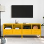 Muebles para TV 2 unidades acero amarillo mostaza 68x39x50,5 cm en Muebles TV | Comprar online en Foru.es