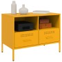Muebles para TV 2 unidades acero amarillo mostaza 68x39x50,5 cm en Muebles TV | Comprar online en Foru.es