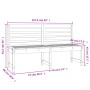 Banco de jardín madera maciza abeto de Douglas 157,5 cm de vidaXL, Bancos de jardín - Ref: Foro24-824044, Precio: 106,58 €, D...