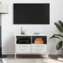Mueble para TV acero blanco 68x39x50,5 cm en Muebles TV | Comprar online en Foru.es