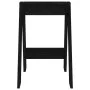 Hocker 2 Einheiten aus massivem schwarzem Kiefernholz 40x40x60 cm von vidaXL, Klapphocker und Stühle - Ref: Foro24-823668, Pr...