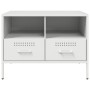 Mueble para TV acero blanco 68x39x50,5 cm en Muebles TV | Comprar online en Foru.es
