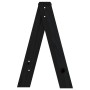 Taburetes 2 unidades madera maciza de pino negro 40x40x60 cm de vidaXL, Taburetes y sillas plegables - Ref: Foro24-823668, Pr...