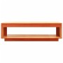 Mesa de centro madera maciza de pino marrón cera 110x50x33,5 cm en Mesas de centro | Comprar online en Foru.es